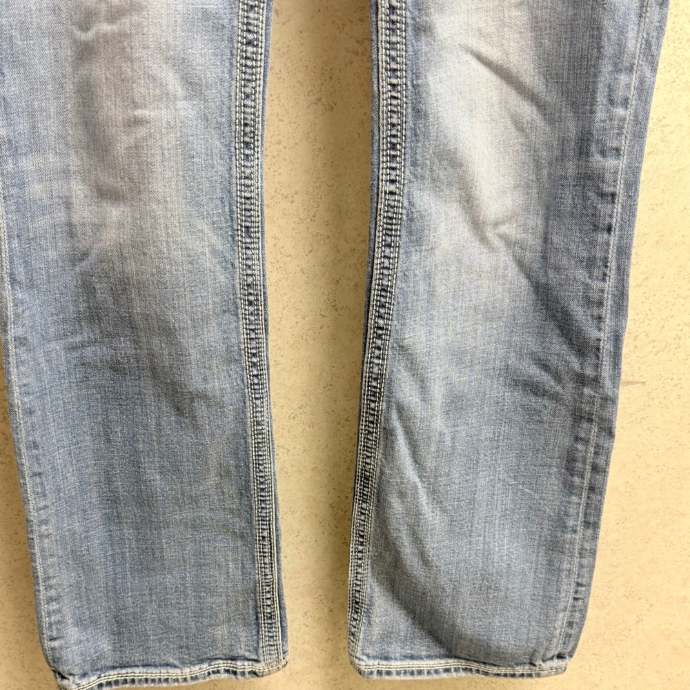 VIGOSS 30/33 Women's Cotton Blend Light Wash Embellished Trendy‎ Cowgirl Jeans - Picture 9 of 13